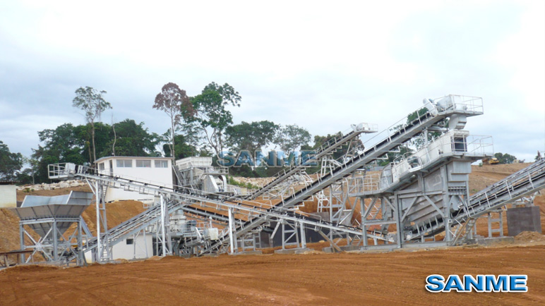 時產(chǎn)200噸玄武巖制砂生產(chǎn)線